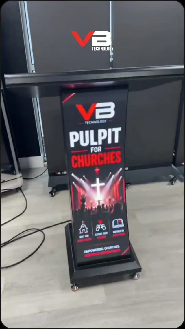 With an LED pulpit, your church gains greater visual impact, a modern appearance, and a more engaging way to communicate—enhancing every service and helping people connect even more deeply with the Word.

✔️ Complete turnkey solution
✔️ Professional installation
✔️ Premium LED displays
✔️ Dedicated technical support

Take your church to the next level with VB Technology.

📩 Contact us today and request a free quote.

#Church #LEDDisplay #LEDWall #LEDPulpit #ChurchTechnology
